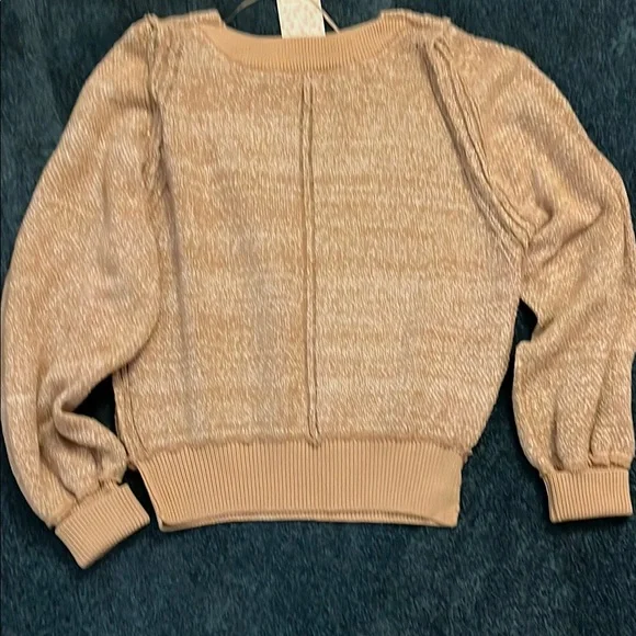 Free people, Tan Sweater size medium - Picture 4 of 8